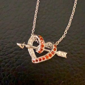 Vancaro new in box dainty heart arrow necklace.